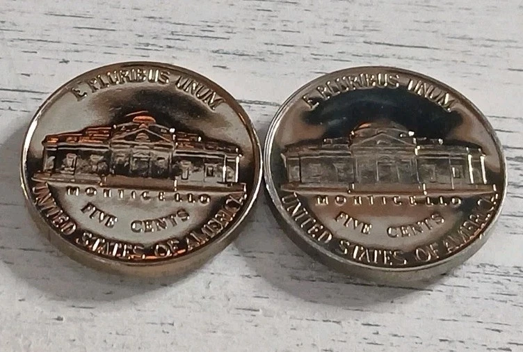 1956 & 57-P Proof Jefferson Nickel Lot ~  Free Shipping!  - Image 4 of 4