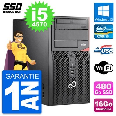 PC Tour Fujitsu Esprimo P520 MT Intel i5-4570 RAM 16GB SSD 480GB Windows 10 Wifi