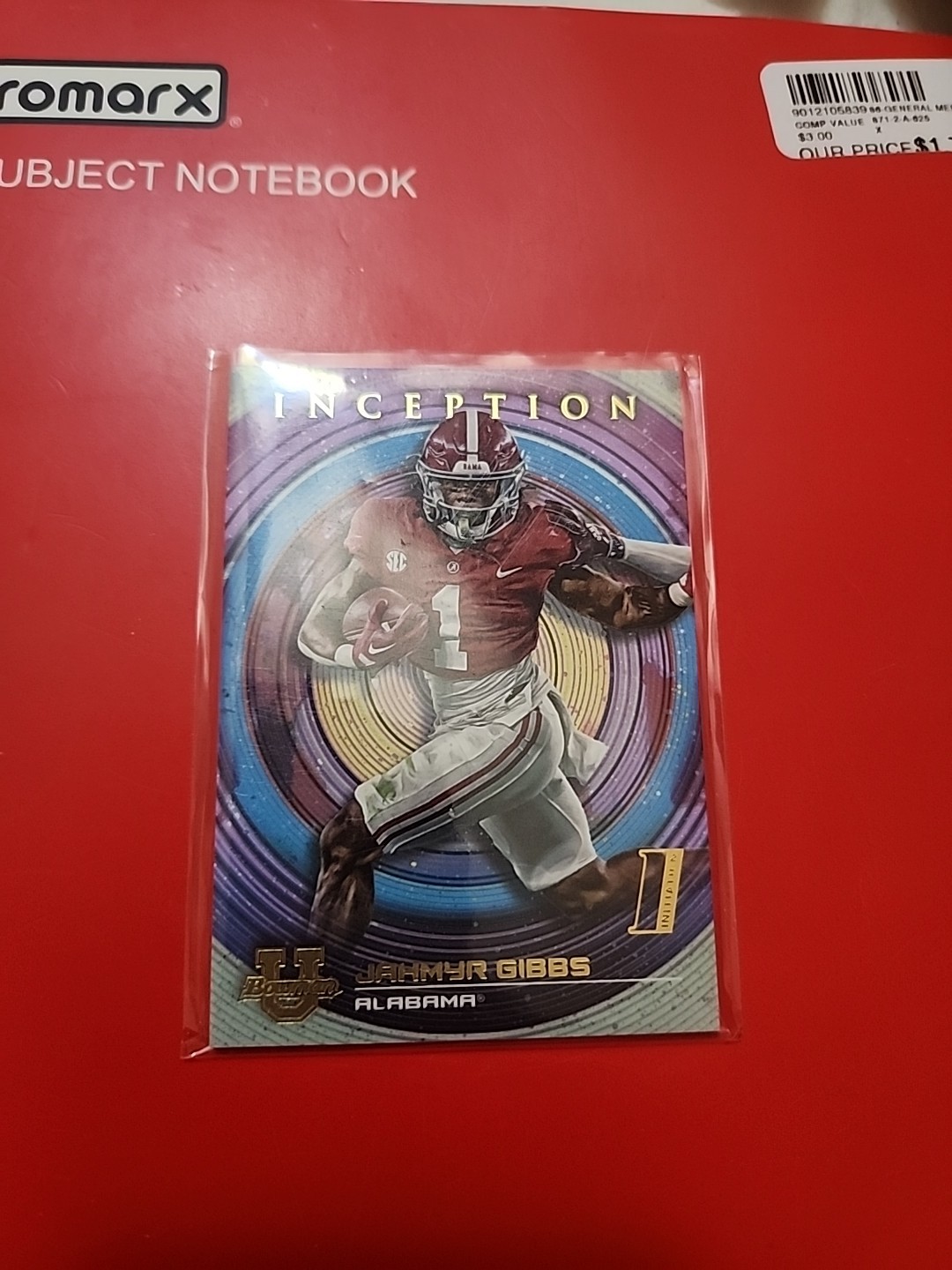 2022-23 Bowman Inception University - Jahmyr Gibbs #7 (RC)