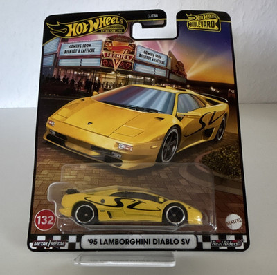 Hot Wheels Boulevard Premium  95 Lamborghini Diablo SV Sportwagen 1:64 GJT68