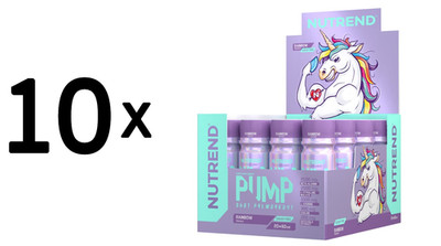 10 x Nutrend Pump Pre-Workout Shot, Rainbow - 20 x 60 ml. (23,33 EUR/L)