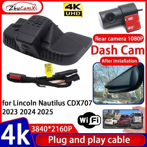 4K UHD 2160P Wifi DVR Dash Cam Camera for Lincoln Nautilus CDX707 2023 ...