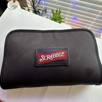 Scrabble Deluxe Travel Edition Wooden Folding