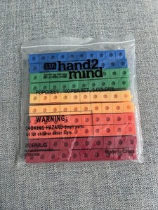Hand2Mind ETA Snap Cubes 10 Colors Set of 100 Educational Counting Math Activity