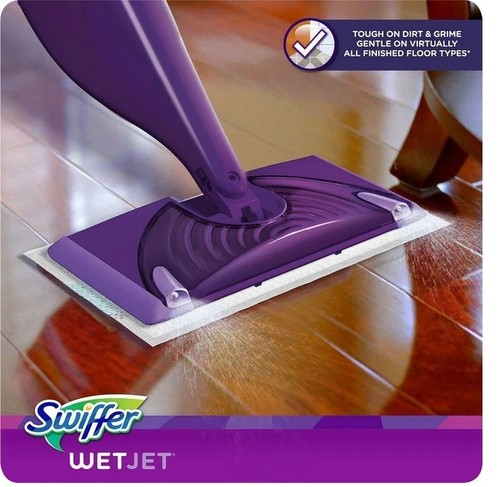 Swiffer WetJet Refill Pack, Lavender (32 Pads + 2 Bottles) - Choose Your 1/2 pk. - Picture 3 of 7