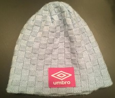 Umbro Light Blue Knit Lined Outdoor Beanie Hat One Size Unisex