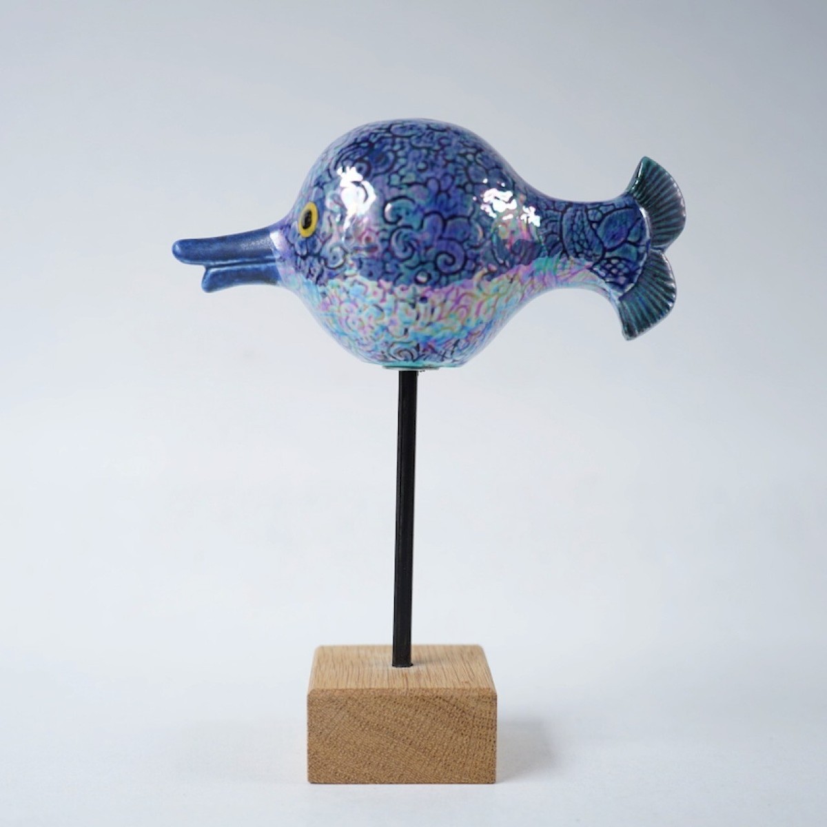 Lisa Larson Ocean Series Fish Object Vintage Made in Sweden