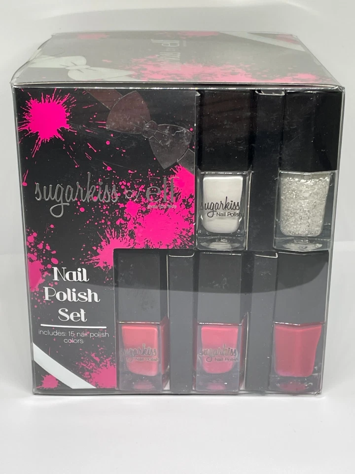 Juego de 15 esmaltes de uñas Sugarkiss by Elf Nuevo en caja Foto 3 de 4