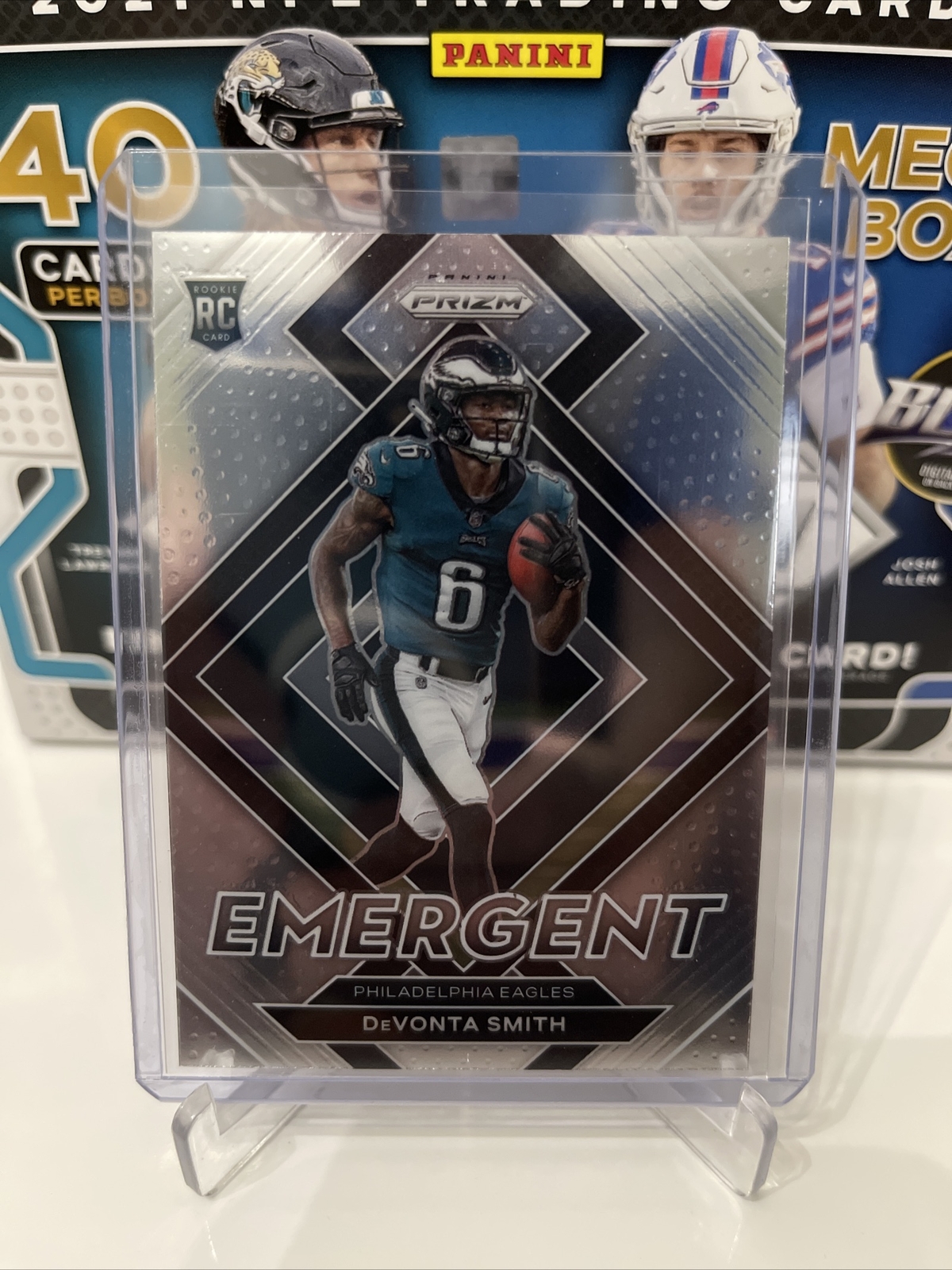 2021 Panini Prizm DeVonta Smith RC #E-5 Rookie Emergent Philadelphia Eagles