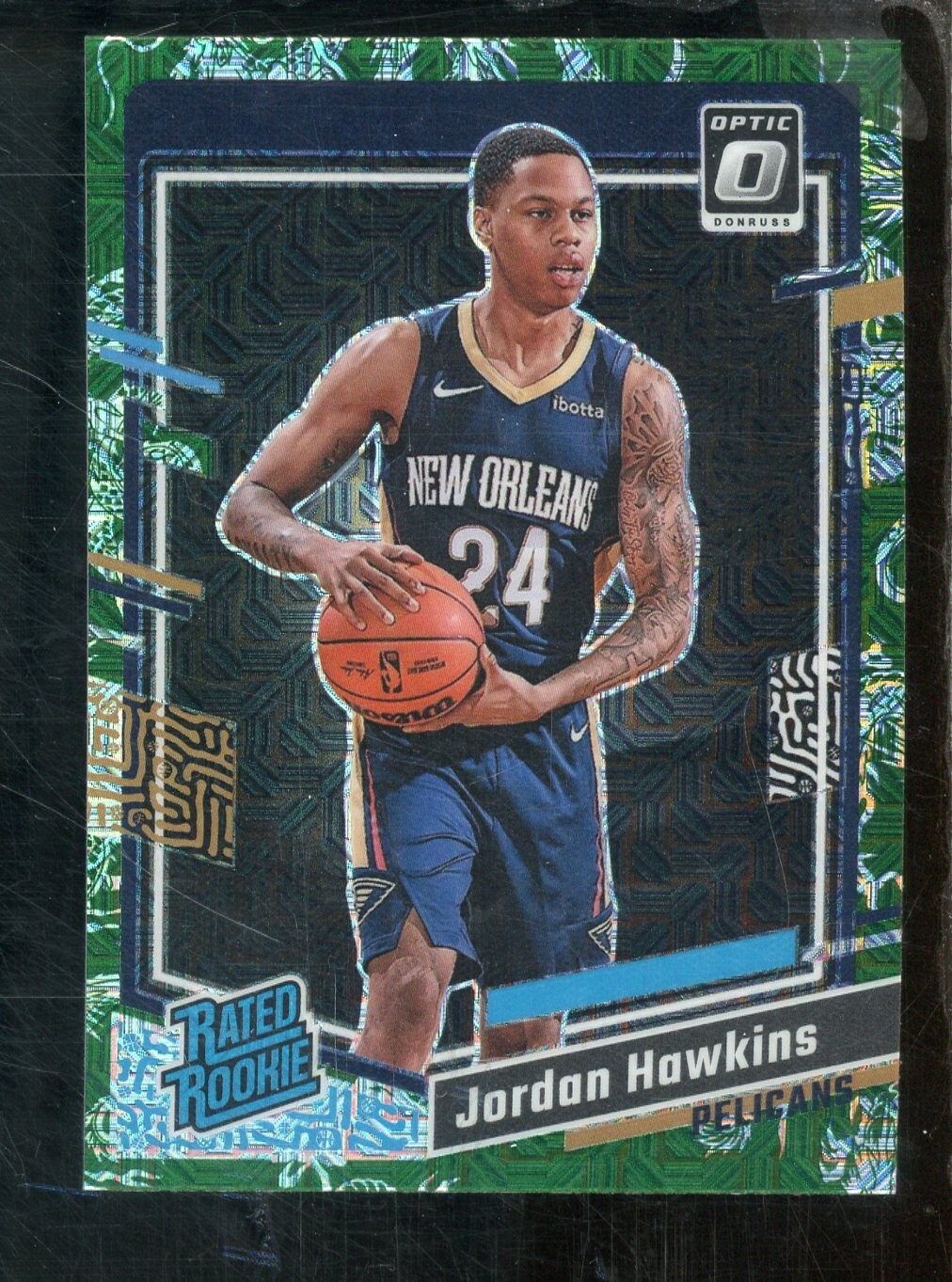 2023-24 Donruss Optic Dragon Choice Prizm #238 Jordan Hawkins Pelicans RC Rookie