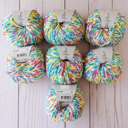 Hilo Lang Maui ~ Lote de 7 ~ #870.0001 Mezcla Blanca ~ Algodón Acrílico ~ Hilo Trenzado - Imagen 1 de 3