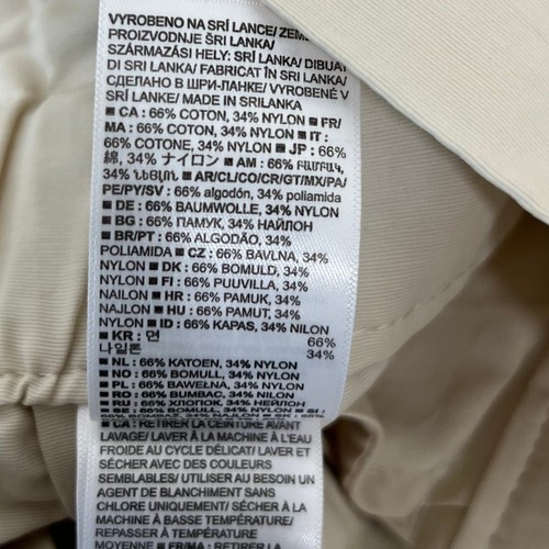 Banana Republic Damen Hose 2P cremefarben hoher Bund weites Bein Gürtel neu mit Etikett $ 130 Baumwolle - Bild 7 von 8