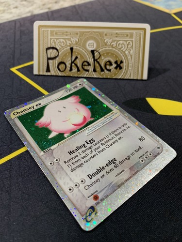 Chansey ex Cosmic Holo mit Galaxy Swirl 🌀Rubin & Saphir 96/109 MP Pokémon TCG - Bild 4 von 12