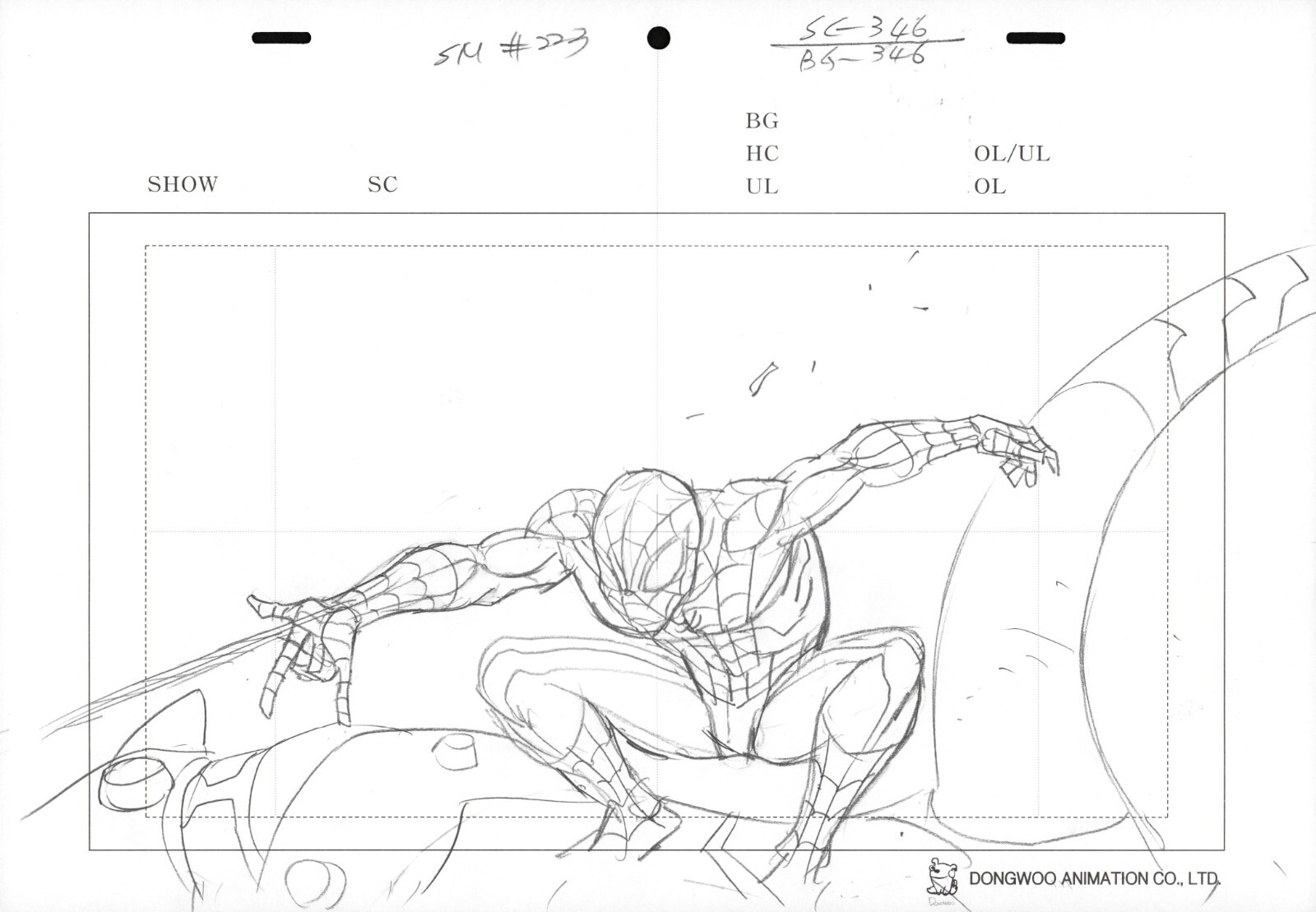Spidey Web Slinging - Espectacular Spider-Man - Arte de producción de animación