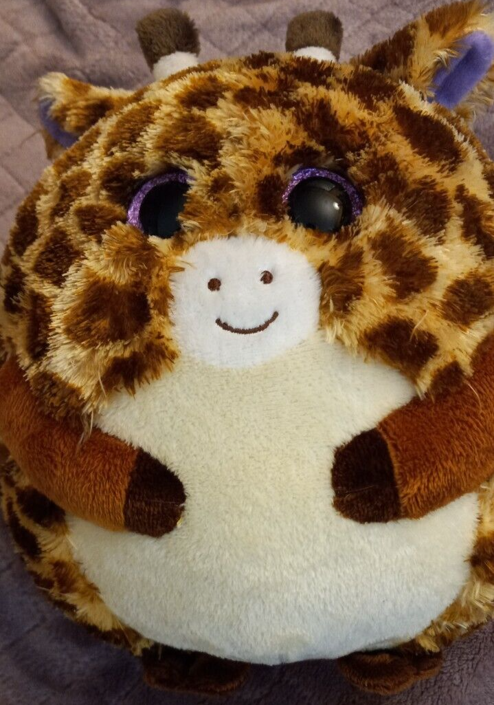 Vintage TY Beanie Ballz Tippy Giraffe Large Plush 12