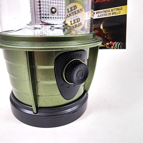 12 LED Lantern Lamp Adjustable 7 Setting Light For Tent Camping Outdoor Hiking - Picture 2 of 5
