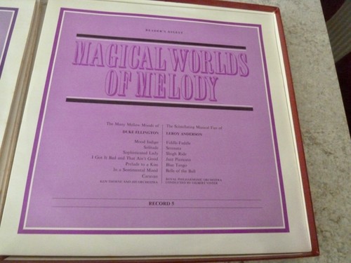 Magical Worlds Of Melody Vinyl Record 10 Lp Box Set + 1 Bonus - Readers Digest - Picture 9 of 15
