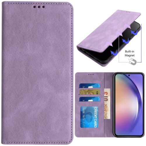 For TCL 50 XL 50XL 5G Vegan Leather Case ID Card Money Holder Magnetic Closure - Picture 3 of 21