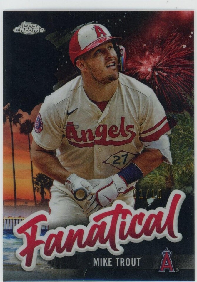 2024 Topps Chrome - Mike Trout #FAN-11 - 1 of 1
