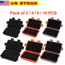 2/4/6/10XPlastic Sealed Storage Box Waterproof Case Moisture-proof Dust-proof US
