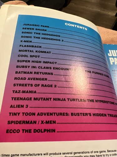 Winning Tips For Sega Genesis - Vintage OOP Strategy Guide Collectible Gaming 93 - Picture 3 of 3