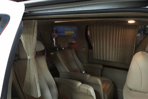 Luxury side windows curtain Kits back windows curtains kits For Alphard Toyota - Picture 5 of 12