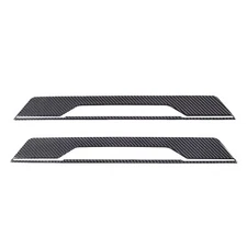 Interior Door Sill Carbon Fiber Trim Stickers Cover For Corvette C8 2020-25