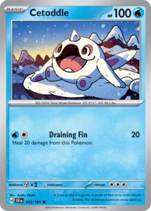 Pokemon Cetoddle - 053/191 - Common NM-Mint Surging Sparks