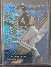 2017 Topps High Tek Cal Ripken Jr Blue Rainbow #HTCRJ /75 Bonus 2020 Gypsy High