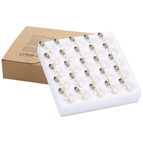 25/150 x G40 LED Ersatzbirnen E12 Globe Glass Glühbirnen für Lichterkette Außen - Bild 9 von 19
