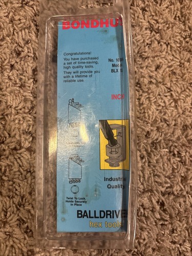 Bondhus 10936 BallDriver Tip Hex Key L-Wrench Set of 12pcs with ProGuard Finish - Picture 2 of 3
