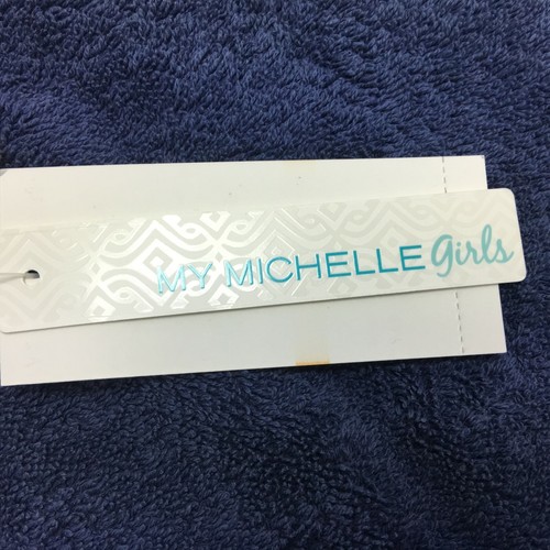 My Michelle Girls' Big Tee with Foiled Flower Print Size S - Picture 7 of 8