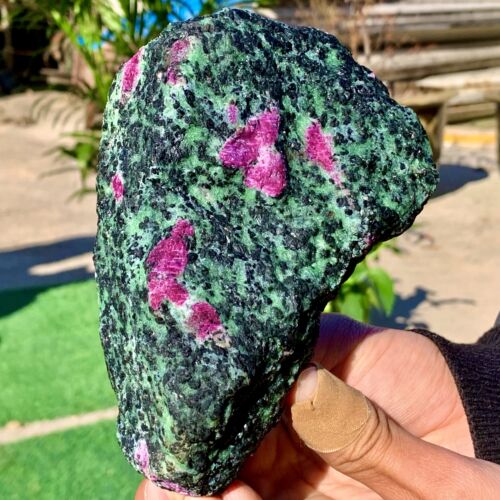 1.64LB Natural green Ruby zoisite (anylite) crystal sample Healing - Picture 5 of 24
