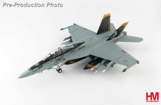 HM F/A-18F Super Hornet Pirate Flag Squadron VFA-103 1/72 diecast plane model-image