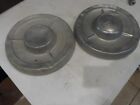 <!--F#f_0-->1958 58 Chevy Impala Cross Flags Dog Dish Hubcap 2 Hub Cap Vintage Hot Rod 02BA3<!--F/-->