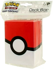 Ultra Pro POKEMON Poke Ball Red White Trading Card Game Deck Box Storage