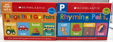 Scholastic Pre-K Things That Go Pairs and Pre-K Rhyming Pairs Flash Cards
