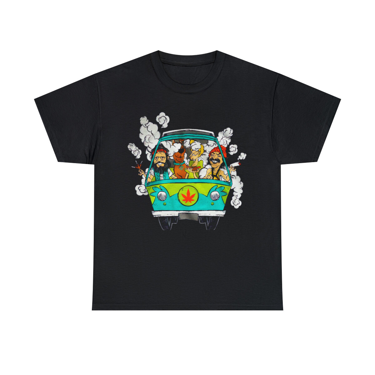 Cheech and Chong Scooby n Shaggy in the Mystery Machine Unisex