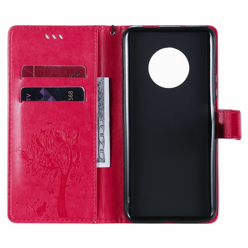 Tree Cat Leather Flip Wallet Phone Case For Huawei Nova 5 6 7 Enjoy 6 7 8 9 10 - Picture 6 of 24