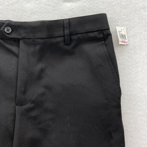 Pantalones de golf IZOD para hombre 32x32 calce clásico negros que absorben la humedad cintura Sportflex - Imagen 3 de 12