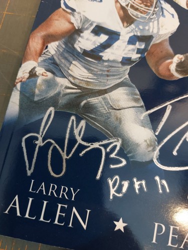 2011 Dallas Cowboys Signed Magazine Charles Haley Drew Pearson Larry Allen - Picture 4 of 4