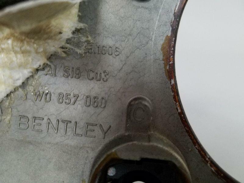 06 Bentley BENTLEY Instrument Face Plate