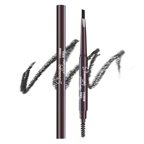 Single 5-color Double-headed Eyebrow Pencil Drawing Eye Long Lasting Eyebrow - Picture 11 of 39