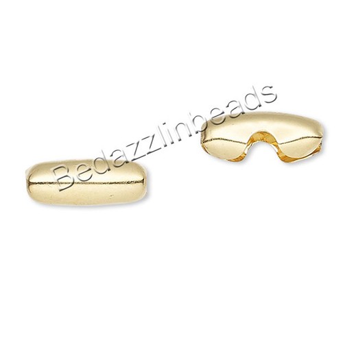 20 Ball Chain Connector End Closure Clasps for 2.4mm Beaded Dog Tag Chains - Picture 3 of 5