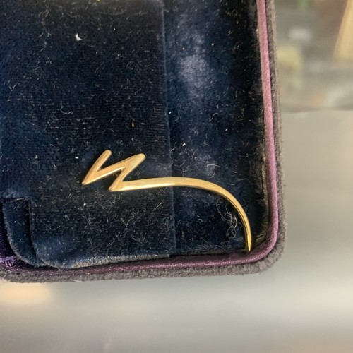 Tiffany & Co. Paloma Picasso 18K AU 750 YGold Blitz Zick Zack Ohrhänger - Bild 10 von 24