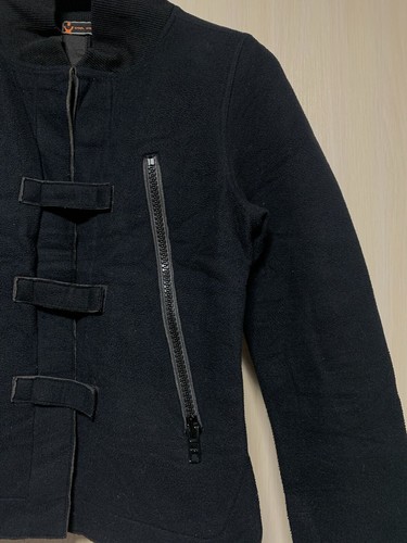 Cop Copine Y2K Avantgarde Fleece Jacket Size 40 - Picture 3 of 13