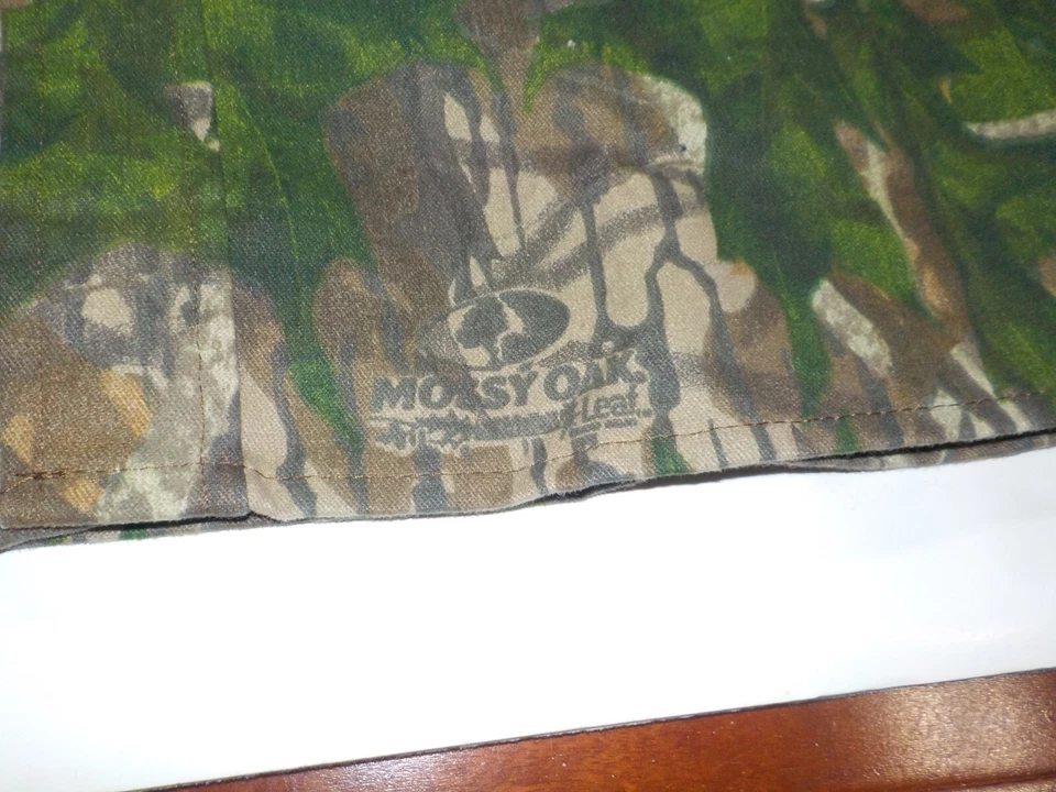 Camisa De Colección Roble Mossy JUVENTUD Grande Hoja Sombra Manga Larga Abotonada Hecha en EE. UU. (A) Foto 4 de 4