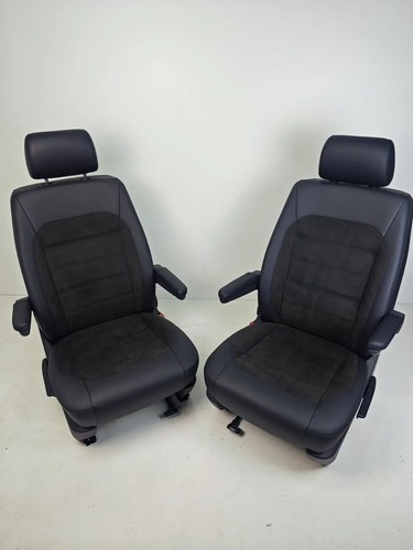 VW T5 T6 T6.1 Fahrersitz Beifahrersitz Sitze Armlehne Alcantara