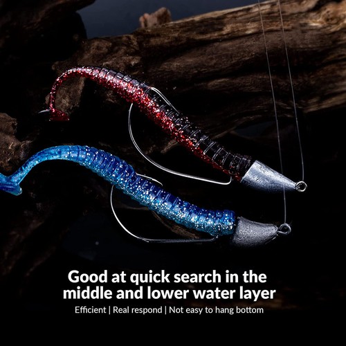 5g 10 Bullet Jig Head Weighted Hooks,10pcs Texas Rigs EWG Hooks for Bass Fishing - Picture 7 of 11