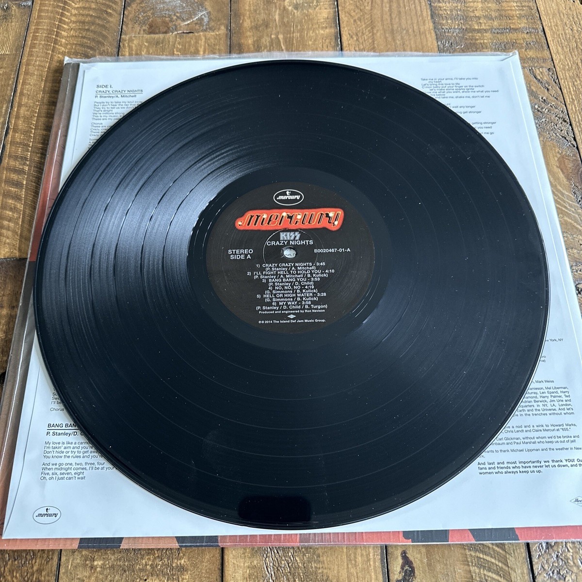 KISS - Crazy Nights Vinyl 2014 LP - Mercury, UMe 180 Gram | eBay